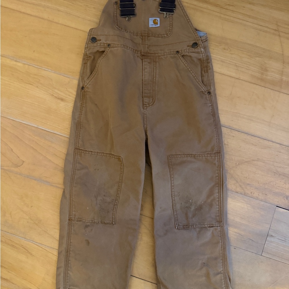 Carhartt Kids Tan Overalls